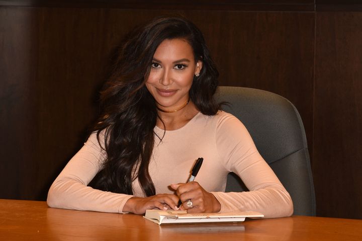 Naya Rivera attends her book signing for 'Sorry Not Sorry' in Los Angeles. 
