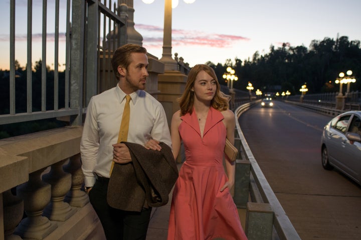 Ryan Gosling and Emma Stone in "La La Land."