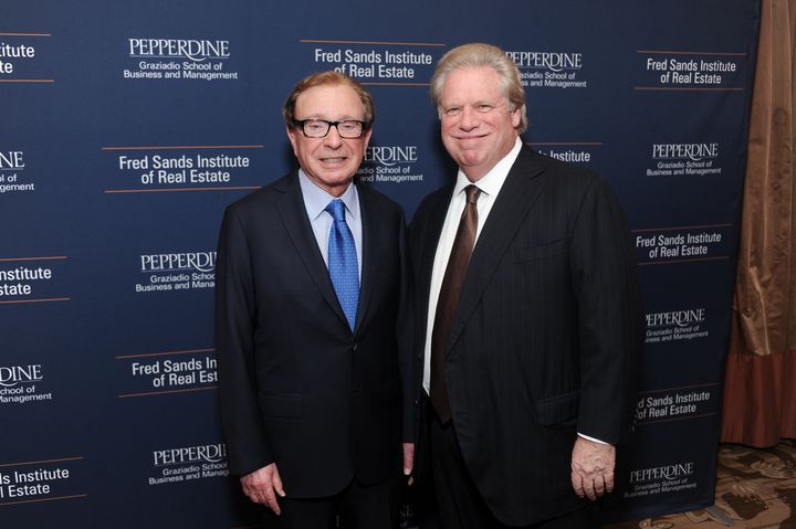 Elliott Broidy, at right, is now a major fundraiser for Trump’s presidential campaign.