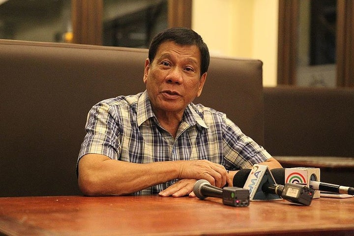 Philippine President Rodrigo Duterte