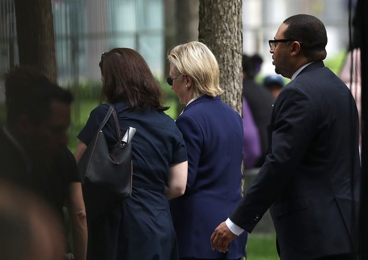 September 11th, 2016: Hillary Clinton leaves 9/11 memorial ceremony because of illness