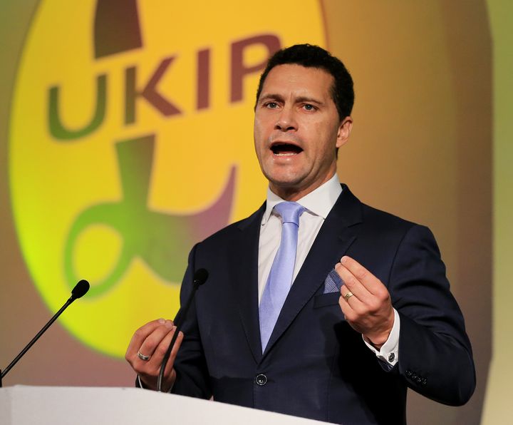 Steven Woolfe was the early favourite to succeed Farage as leader