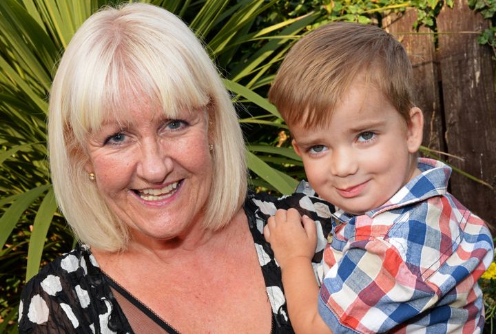 Julie Cox and her grandson Jack