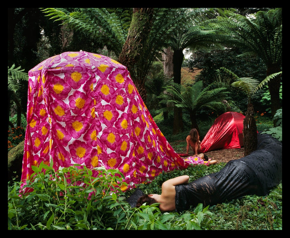 Radical 'Dress Tents' Imagine A World Where Women Carry Everything They