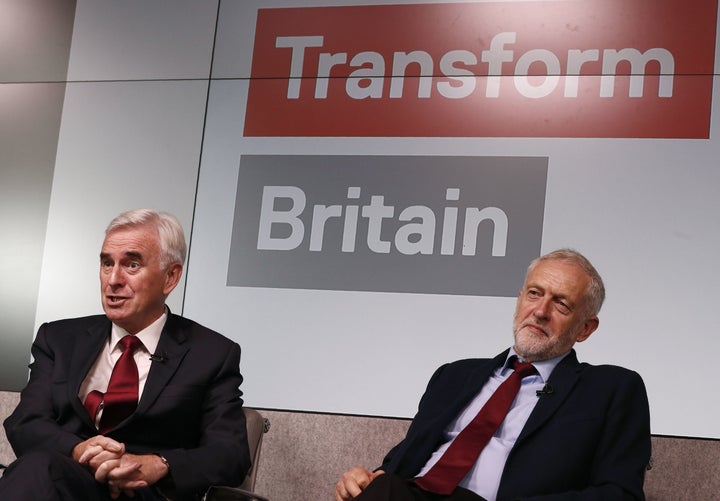 John McDonnell and Jeremy Corbyn