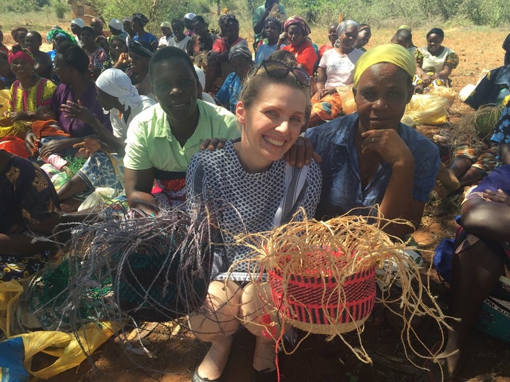 The author, in Kenya