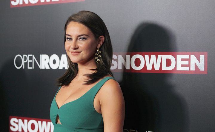Shailene Woodley attends the "Snowden" New York premiere on Sept. 13, 2016, in New York City.