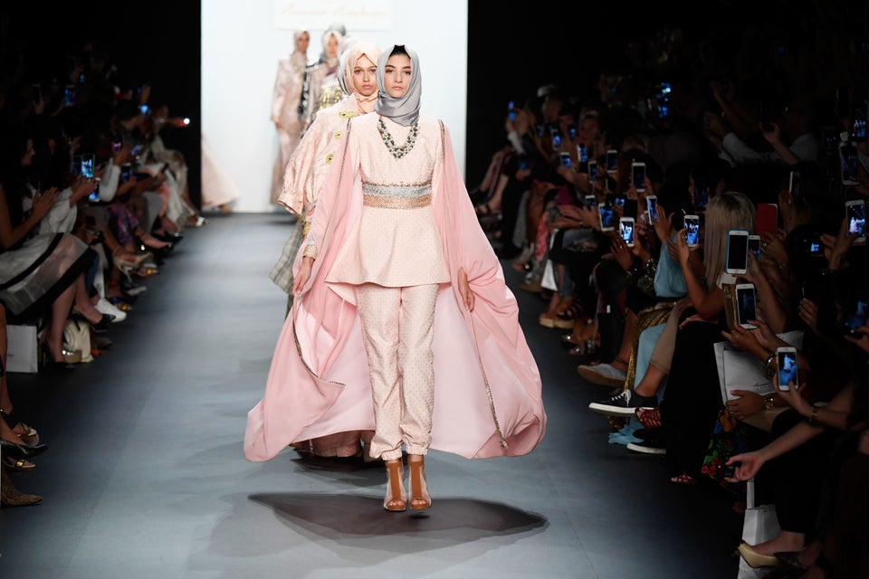 A model walks the runway at the IA show during London Fashion Week News  Photo - Getty Images