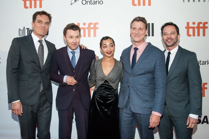 Michael Shannon, Joel Edgerton, Ruth Negga, Jeff Nichols and Nick Kroll attend the "Loving" premiere at the Toronto Film Festival on Sept. 11, 2016.