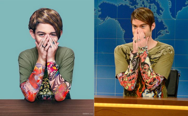 Stefon (originally played by Bill Hader) has been sporting tattoos since he was just a kid.