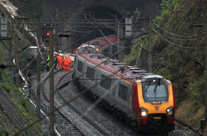 Serious delays have followed the derailment