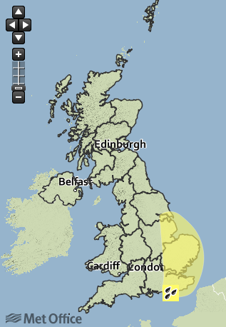 Weather warnings remained in place on Friday