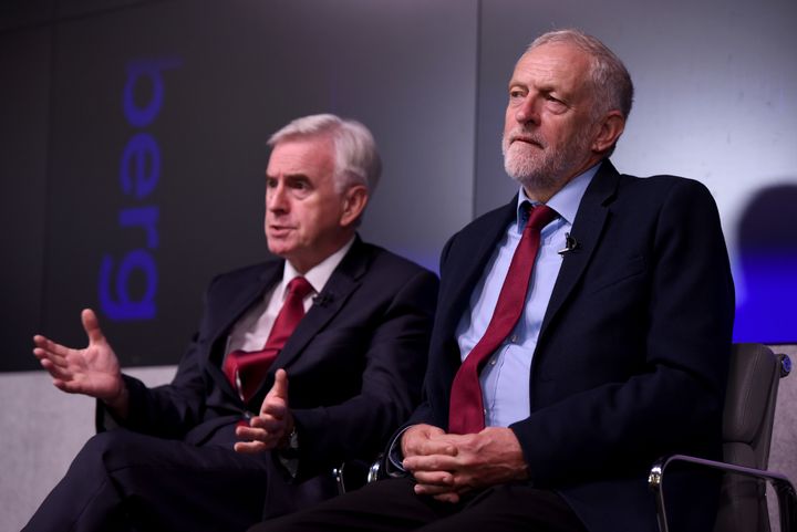 John McDonnell and Jeremy Corbyn