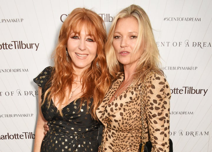 Charlotte Tilbury and Kate Moss.