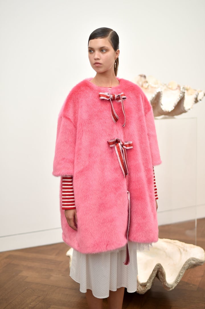 Shrimps shop pink coat