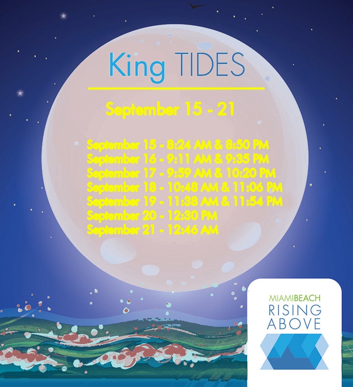 Parody of Miami Beach offiical announcement of King Tides expected to raise sewage pollution levels in Biscayne Bay from dangerous to toxic