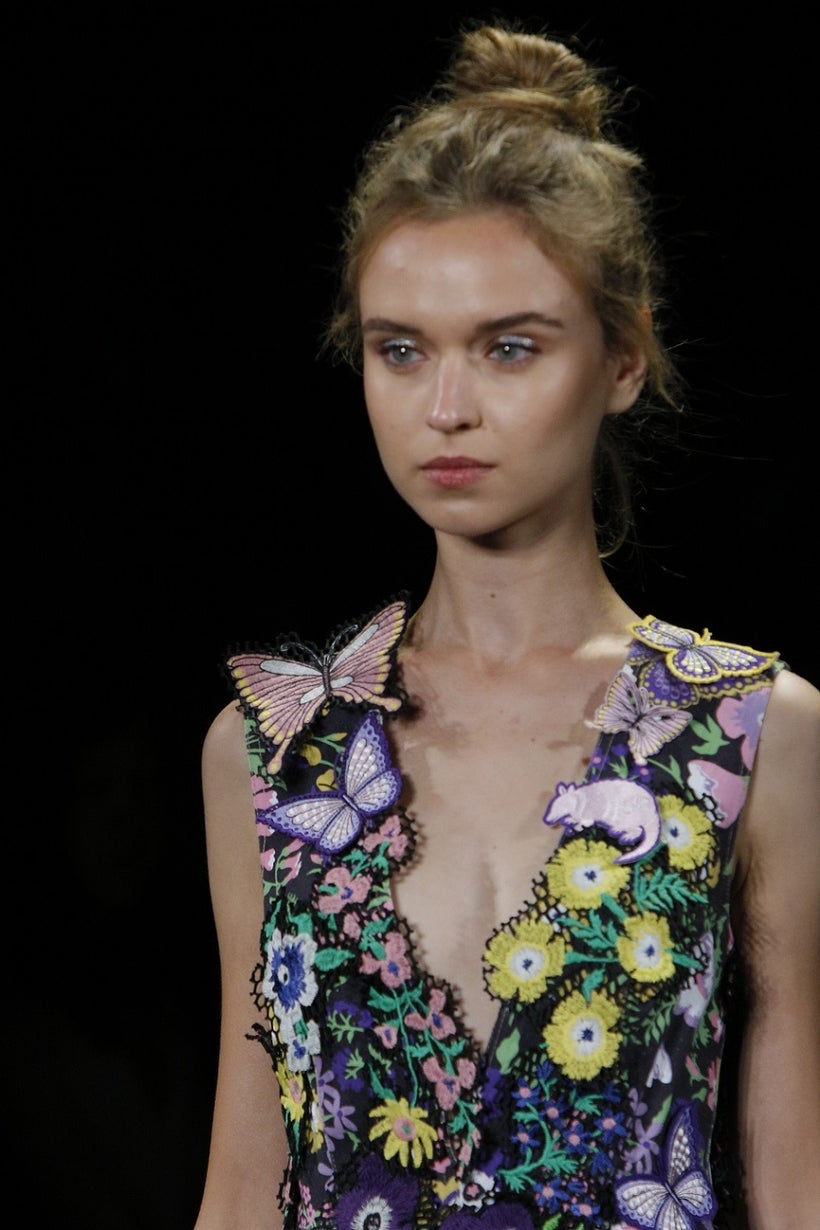 NYFW backstage looks byThe Red Door by Elizabeth Arden and Olivia Garden Hair Tools