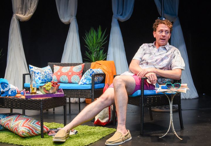 Actor-comedian Drew Droege plays a relationship-challenged gay man in "Bright Colors and Bold Patterns," which wraps a three-night run at New York's Barrow Street Theatre on Sept. 18.