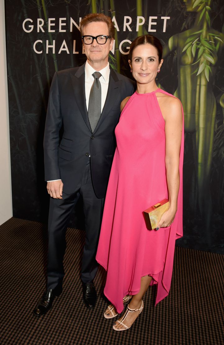 Colin Firth and Livia Firth.