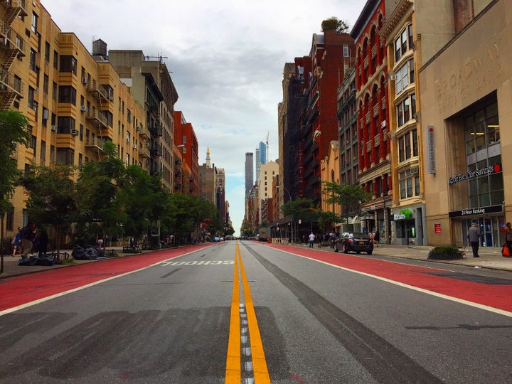 Looking east from 8th Ave., on 23rd Street, September 18, 2016