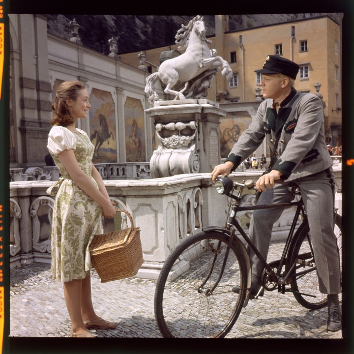 Charmian Carr in the film, with Daniel Truhitte 