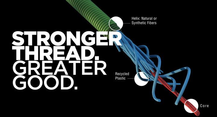 The make-up of the yarn.