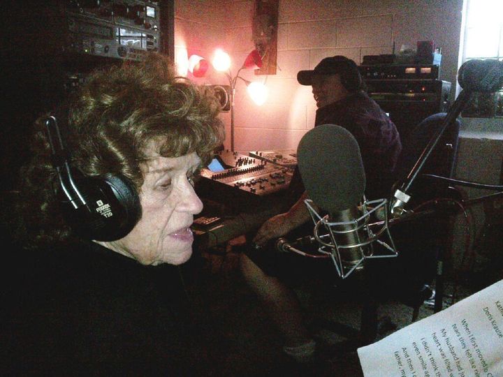 Kathy Crouse, 84, records vocals on “Shining Star."