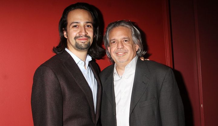 Lin-Manuel and his father Luis are proud AF of their Puerto Rican heritage.