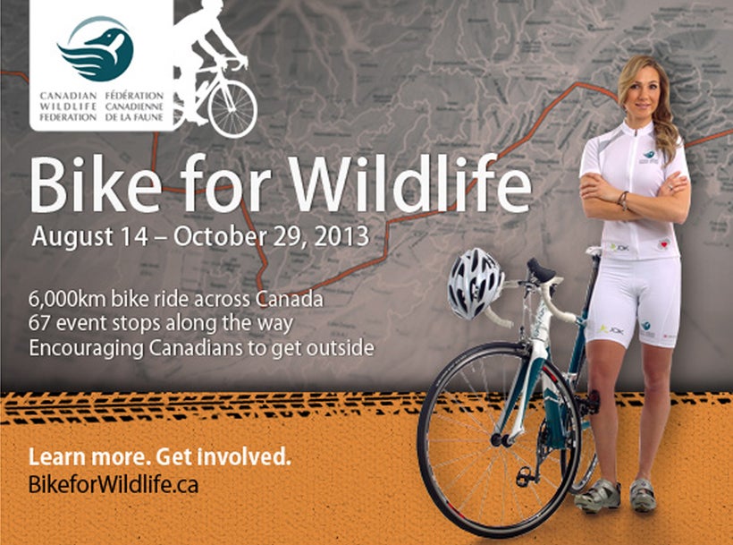 Angella Goran Promo Spot for BikeforWildlife.ca
