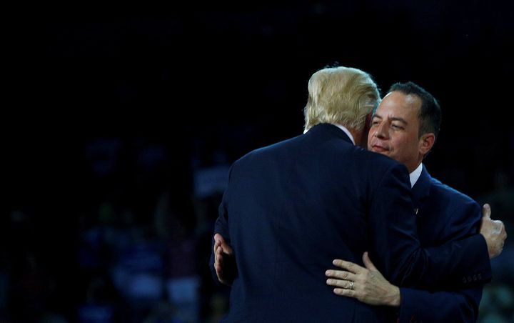 Donald Trump and RNC Chair Reince Priebus are calling on Trump's former rivals to stand by an ill-advised pledge.
