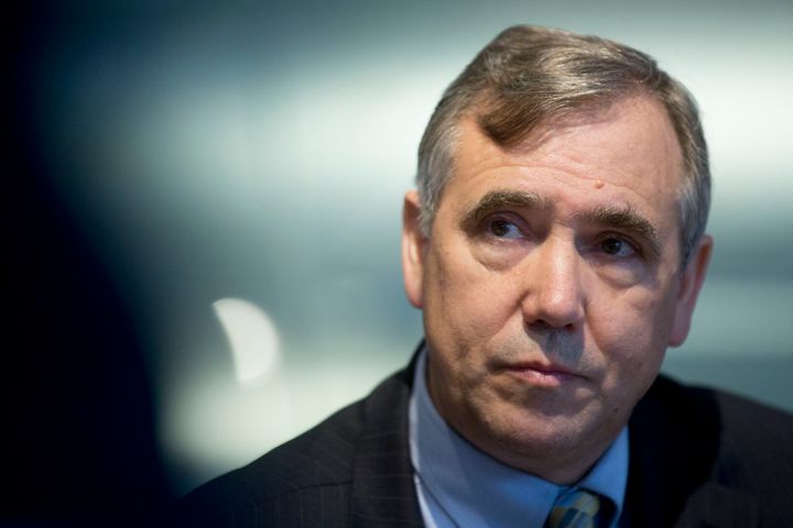 Sen. Jeff Merkley (D-Ore.) has recruited 32 co-sponsors for a bill expressing support for the public option, but it isn't expected to pass. Still, the insurance industry seems concerned.
