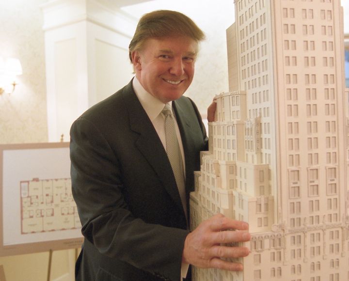 Trump poses for a portrait in New York, June 2003.