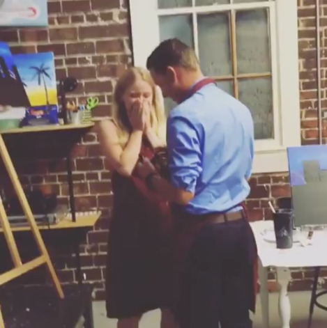 "He was so sweet to plan the whole thing, and to get it on video," Corinne said. "He was and is incredible. I love him so much, and I’m so lucky to be his fiancée!"