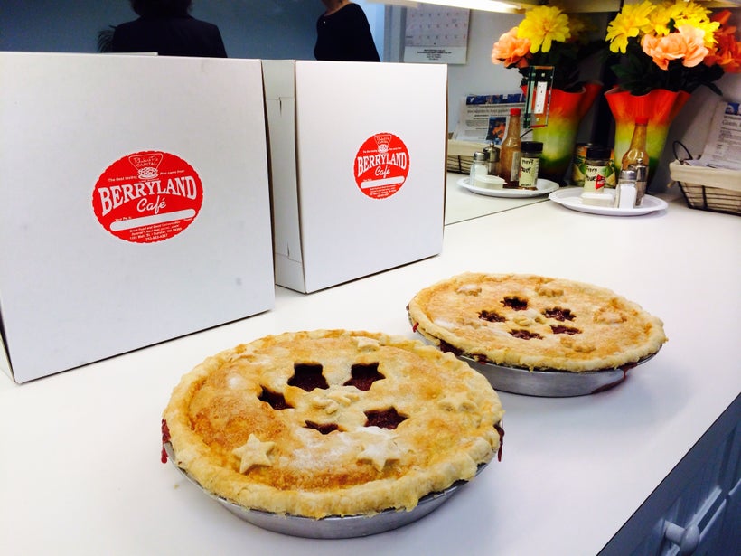 Rhubarb pie from the Berryland Cafe is how to experience the pinnacle of the piesmithing craft