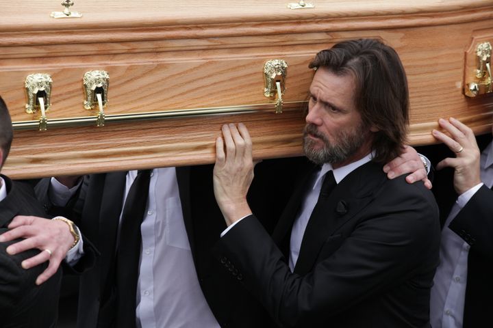 The actor attended the funeral of Cathriona in Ireland, last year.