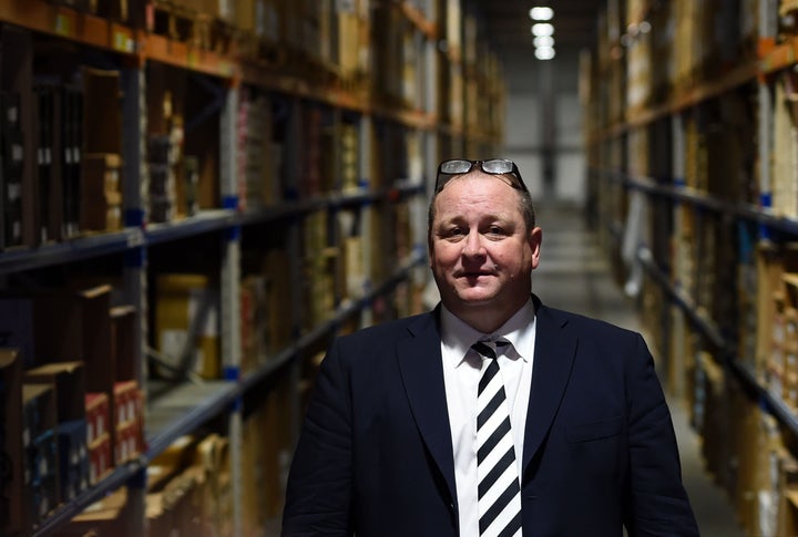 Mike Ashley was unapologetic about the fact that he takes a helicopter to work