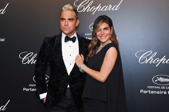 Robbie Williams and Ayda Field