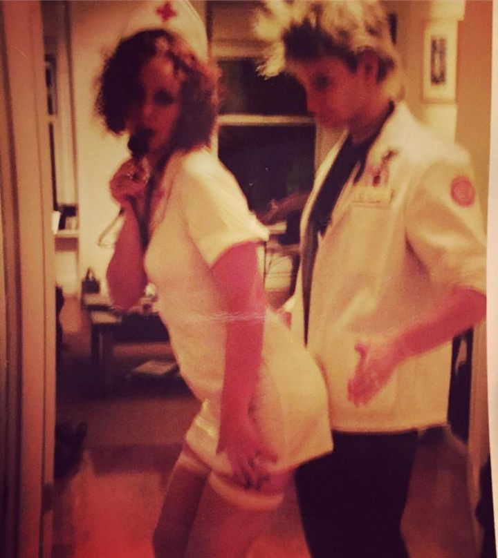 Dr. Feelgood (Jake) & his “Naughty Nurse” — Halloween 2001