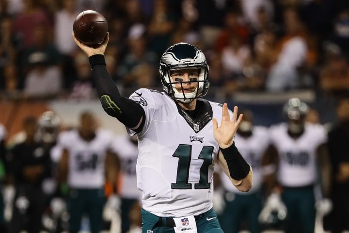 Eagles rookie quarterback Carson Wentz is the first rookie QB ever to start his career 2-0 without committing a turnover.