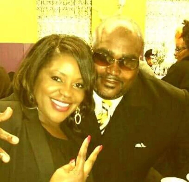 Terence Crutcher pictured with his twin sister, Tiffany Crutcher.