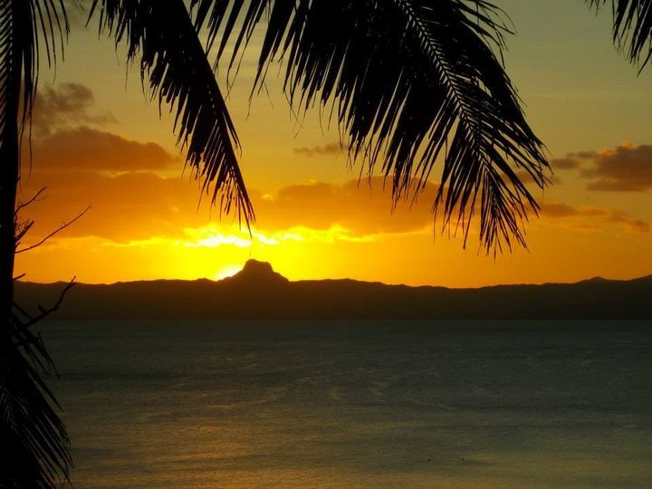 I snapped this photo from the front porch in Savusavu, Fiji, in 2014.