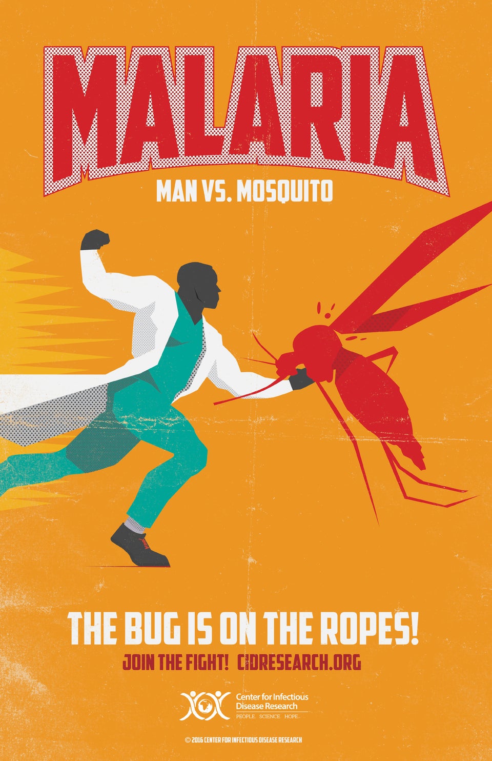 retro disease fighting posters