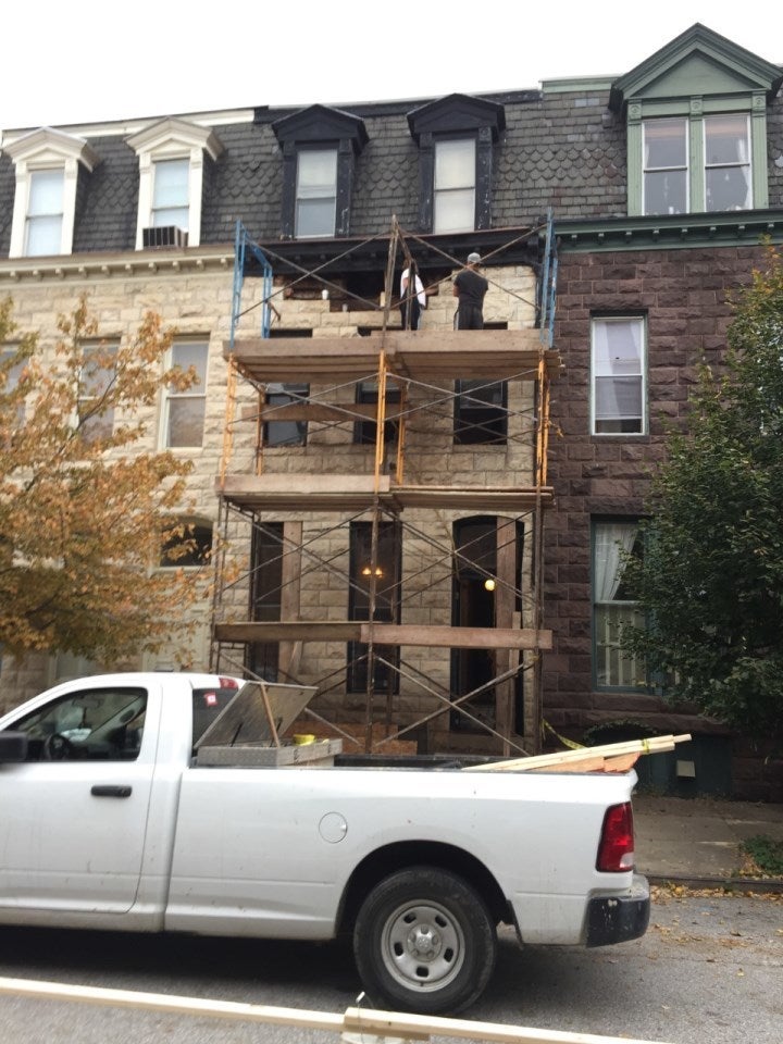 BroCAR Properties, 2016: Doing another of their signature "down to the studs" total renovations in Washington, DC