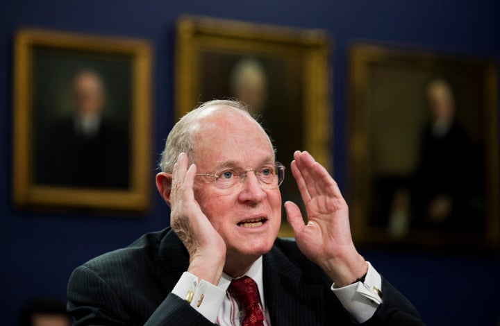 Justice Anthony Kennedy didn't want to talk about it.