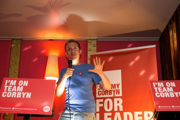 <strong>Writer Owen Jones announces policy ideas for young people at a rally in support of Jeremy Corbyn in 2015. The <a href="https://www.theguardian.com/profile/owen-jones" target="_blank" role="link" class=" js-entry-link cet-external-link" data-vars-item-name="Guardian columnist" data-vars-item-type="text" data-vars-unit-name="57e231fce4b0db20a6e783d9" data-vars-unit-type="buzz_body" data-vars-target-content-id="https://www.theguardian.com/profile/owen-jones" data-vars-target-content-type="url" data-vars-type="web_external_link" data-vars-subunit-name="article_body" data-vars-subunit-type="component" data-vars-position-in-subunit="0">Guardian columnist</a> has likened the Labour Left to 'performance art'.</strong>