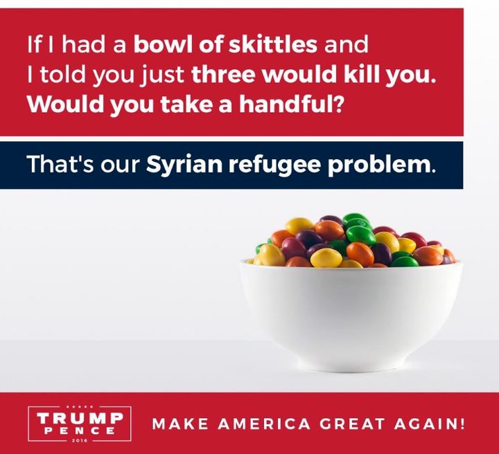 The original ad, tweeted out by Trump Junior