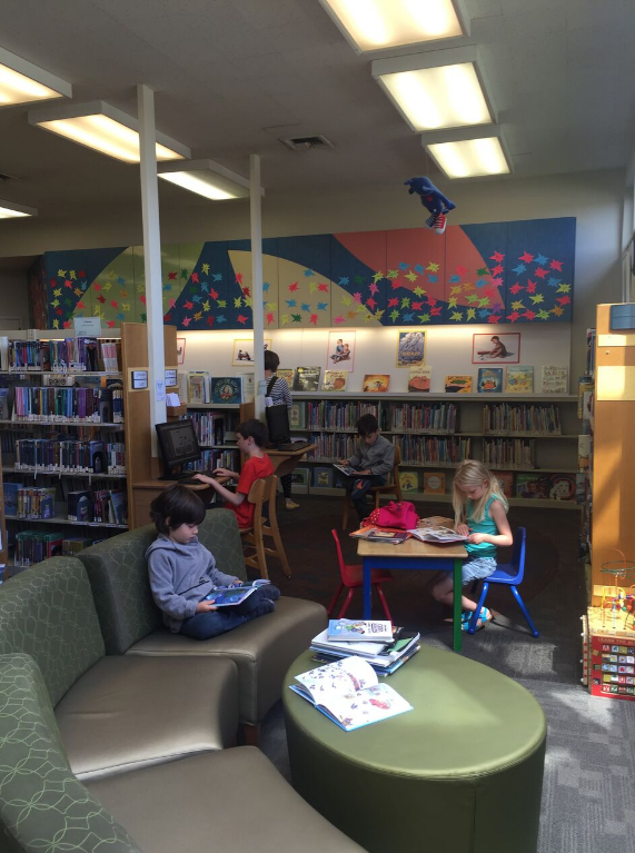 The local library is a GREAT resource. We’d visit multiple times a week for some fun reading material.