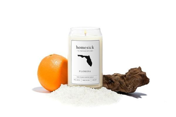 Floridians enjoy the smell of sea salt, orange and driftwood. 