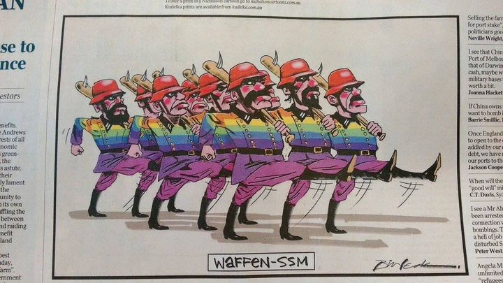 <strong>Bill Leak's cartoon in The Australian</strong>