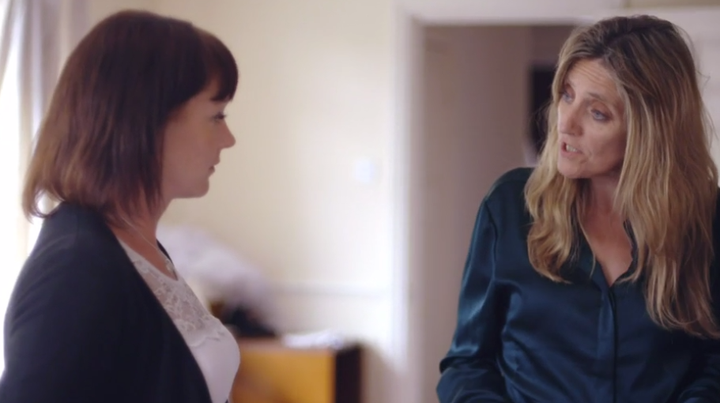 <strong>Roger Kearneys daughter Louisa with Inside Justice head Louise Shorter</strong>